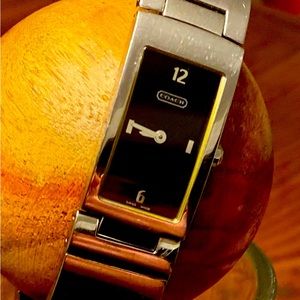 Coach Silver Clasp Watch